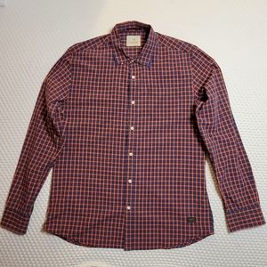 Scotch & Soda Checked Button Down Shirt